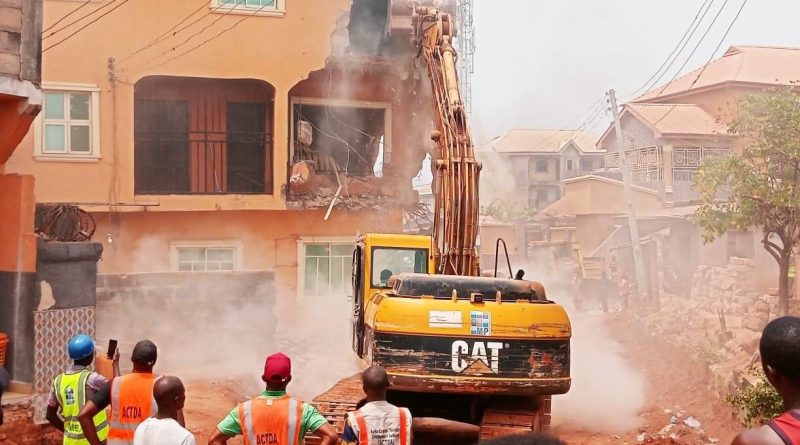 Demolishing House in Awka