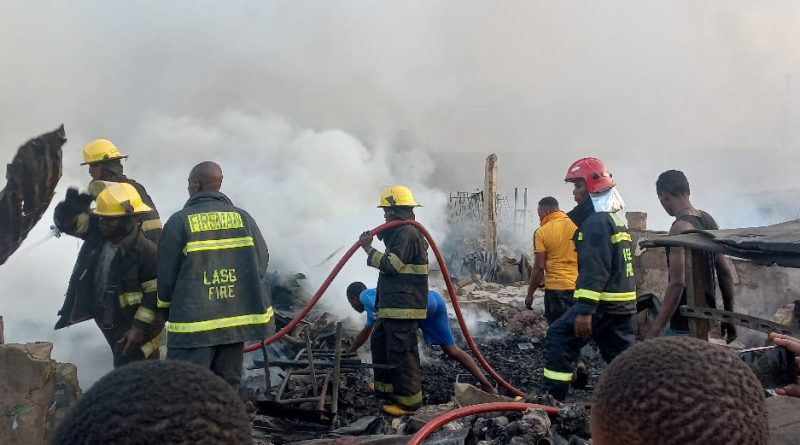 Spare Parts Market Fire